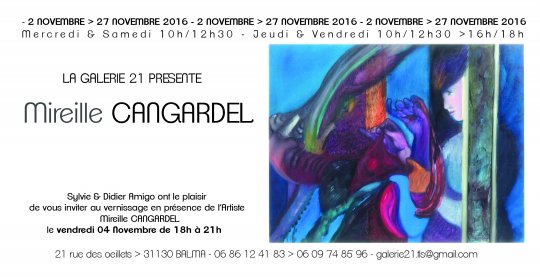 '' Ange ou Démon '' Exposition Mireille Cangardel #TVLocalebalma #Galerie21 #Balma #Toulouse 